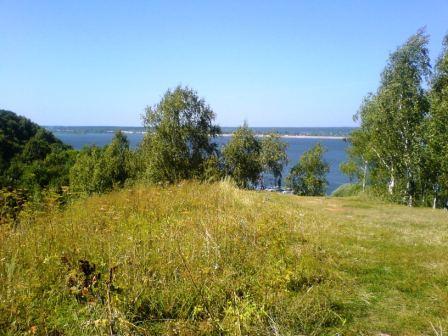 Вид на реку Волга с бугра Вышка, село Фокино